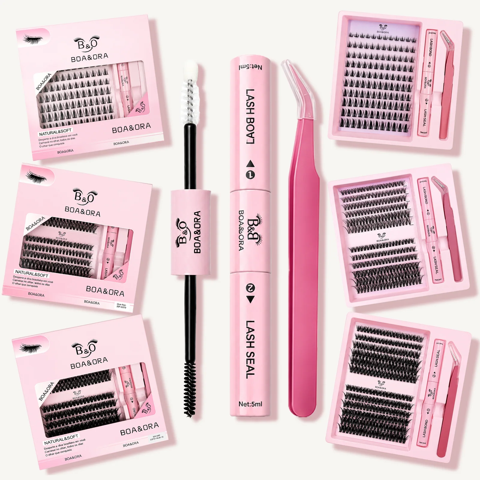 Boaora · Glue-on collection — Glue-on